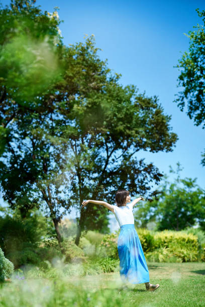 istock Woman relaxing in green space 1622318373