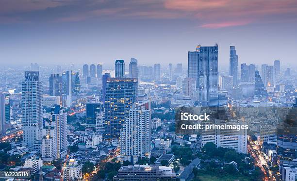 Vista Aerea Del Paesaggio Urbano In Asia - Fotografie stock e altre immagini di Affari - Affari, Affollato, Ambientazione esterna