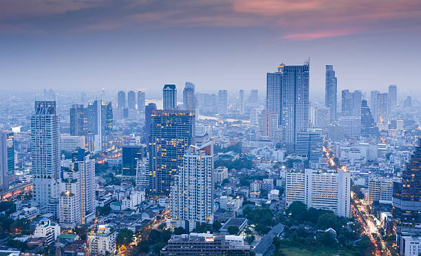 istock Aerial cityscape view in Asia 162235114
