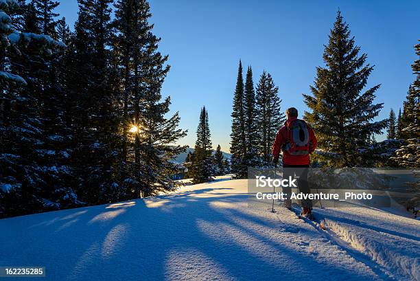 Hinterlandskifahrer Ski Touring Hoch In Den Bergen Stockfoto und mehr Bilder von Colorado - Westliche Bundesstaaten der USA