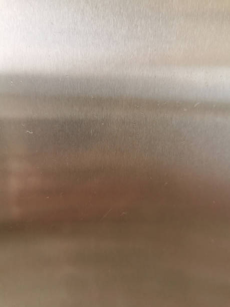 Metallic surface stock photo