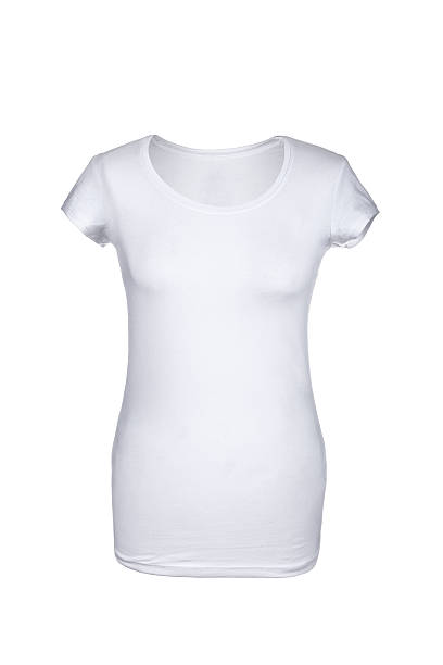 istock Hollow Female T-Shirt, isolated on white background 162237731