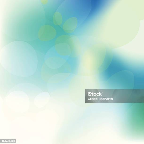 Blurred Green And White Abstract Background Stock Illustration - Download Image Now - Backgrounds, Blue, Spa Treatment