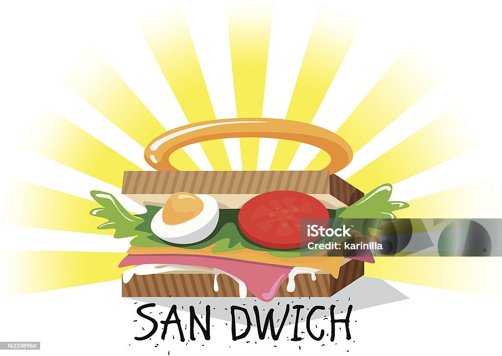 San dwich - clipart vectoriel de Aliment libre de droits