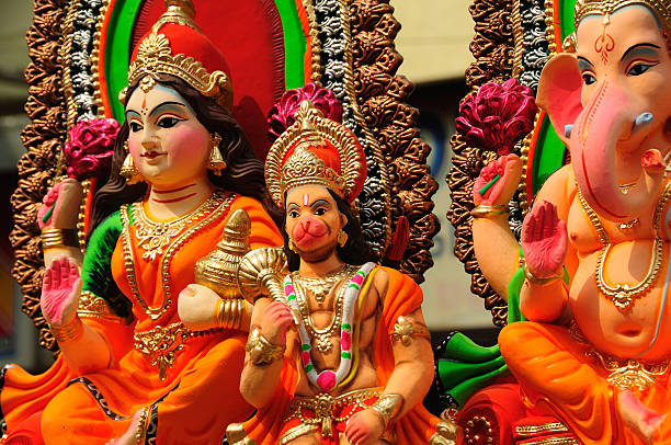 istock Indian Hindu Gods for Diwali 162239268