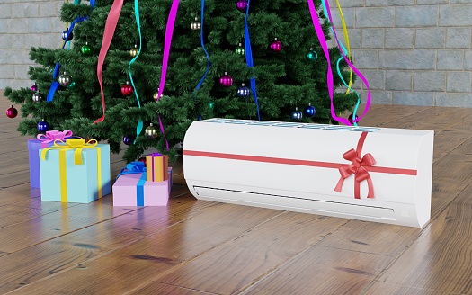 indoor air conditioning gift under the Christmas tree