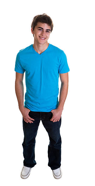istock Hispanic Teenage Boy Smiling Standing Full Length 162241869