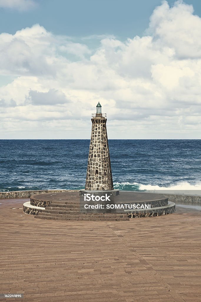 Bajamar Lighthouse Bajamar Lighthouse in Tenerife, Canary Islands, Spain Atlantic Islands Stock Photo