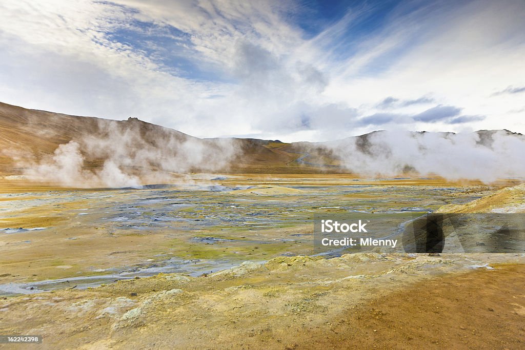 Surrealistyczny krajobraz, Islandia - Zbiór zdjęć royalty-free (Bez ludzi)