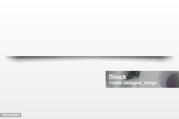 Shadow Effect Realistic Blurred Edges Shadow Of Isolated Template ...