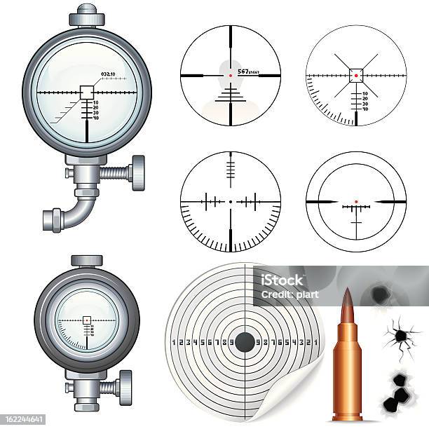 狙撃兵スコープと入りのマス目ますベクトル画像 - AK47のベクターアート素材や画像を多数ご用意 - AK47, M16, アイコンセット