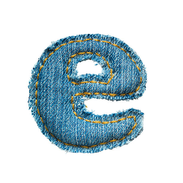 istock Handmade lowercase letter of jeans alphabet 162244708