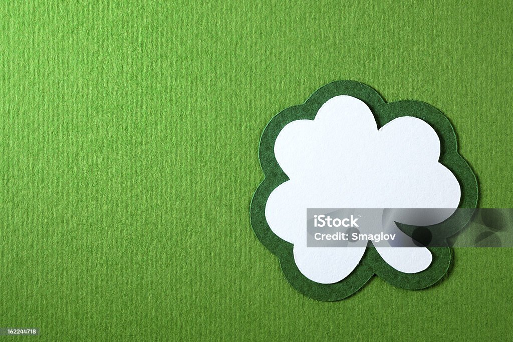 St. Patrick Trèfle coupé de papier. - Photo de Art et Artisanat libre de droits