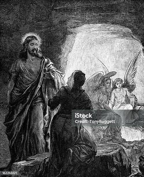 Resurrection Of Christ Stock Illustration - Download Image Now - Jesus Christ, Tomb, Resurrection - Religion