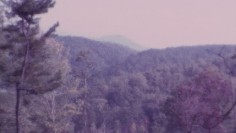 Archival  footage of mountains