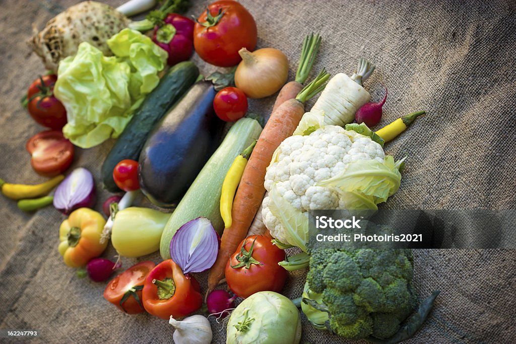 Frisches Bio-Gemüse  - Lizenzfrei Aubergine Stock-Foto