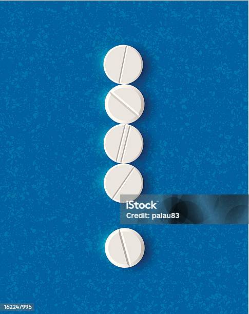 Exclamation Mark Of The Pills Stock Illustration - Download Image Now - Assistance, Capsule - Medicine, Chemical