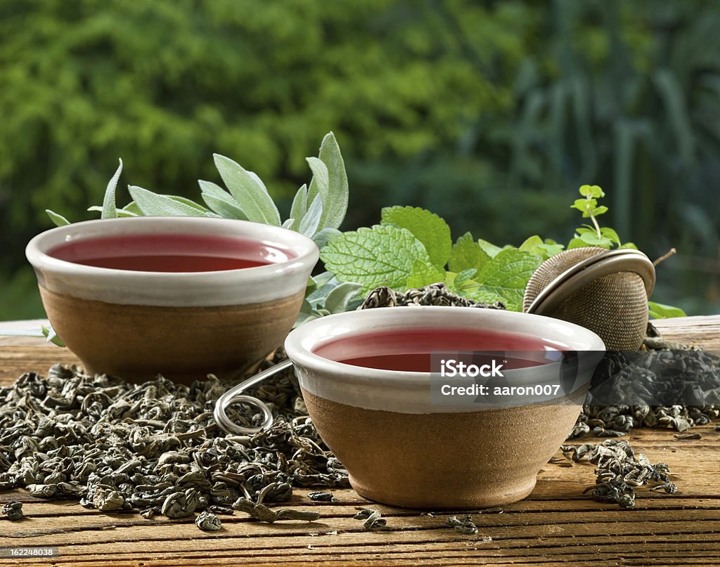 medicinal herb green tea Bergamot Stock Photo