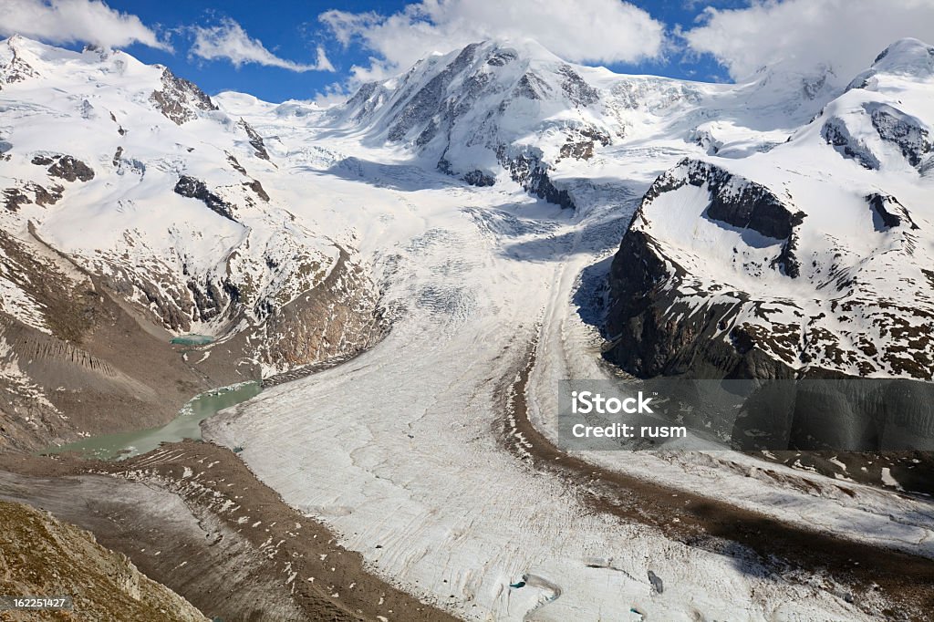 고르너 빙하, Switzerland - 로열티 프리 빙하 스톡 사진