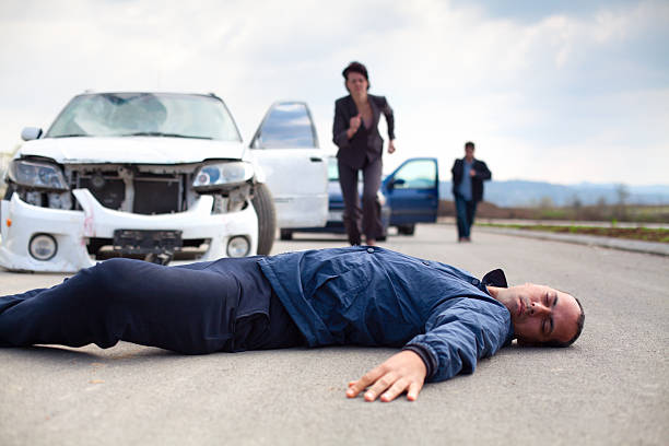 Road Accident Stock Photo - Download Image Now - Dead, Men, Women