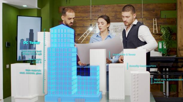 istock Coworkers designing skyscrappers 1622533055