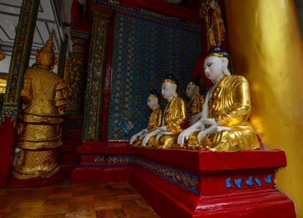 istock Buddha statues in Shwedagon Pagoda 1622540830