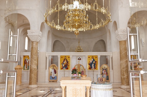 Traditional orthodox church interior