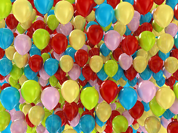 Heart shape Balloon floating to ceiling