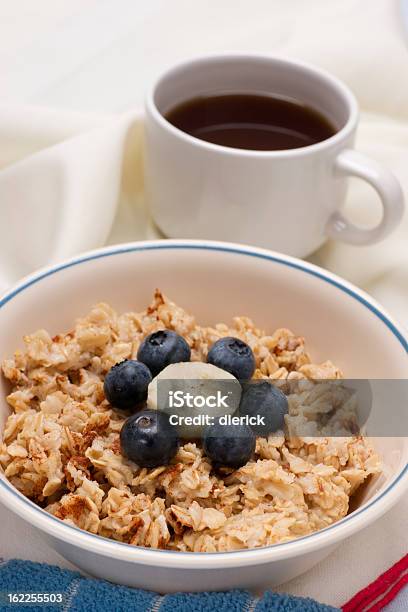 Breakfast Oatmeal With Fruit Stock Photo - Download Image Now - Banana, Blueberry, Breakfast