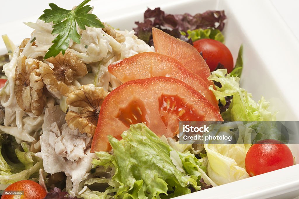 Close-up di insalata fresca - Foto stock royalty-free di Alimentazione sana