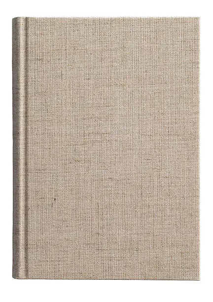 Photo of Isolated photo of a fabric covered book cover