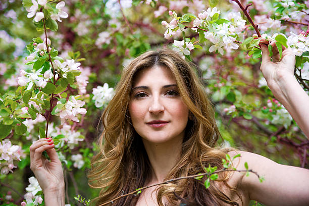 istock Young woman in nature 162258603