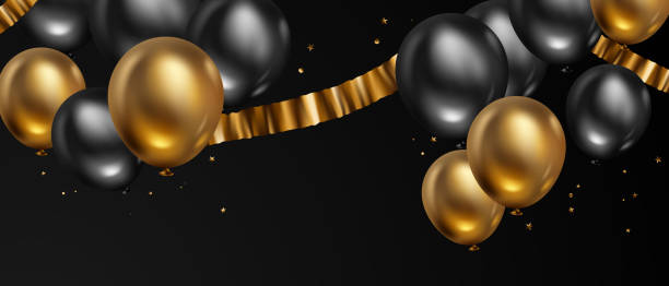 istock Celebrate your birthday background with beautiful balloons vector illustration. 1622603753