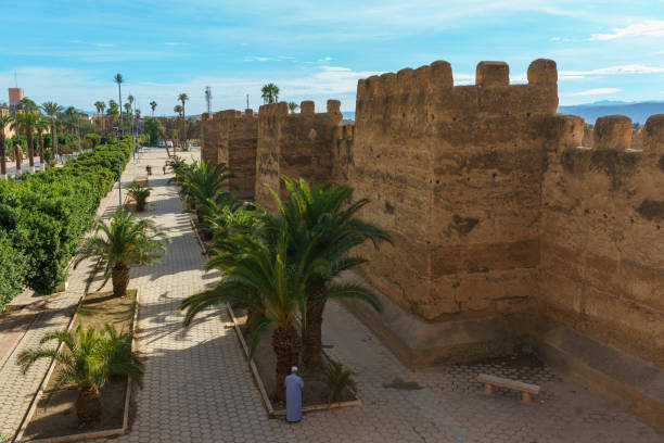 North Africa. Morocco. Taroudant. The city walls