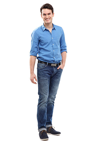 istock Casual young man smiling 162261818
