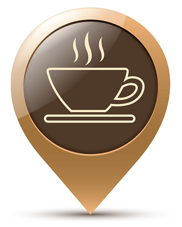 drawing of vector coffee retail icon. Created by Illustrator CS6. This file of transparent.