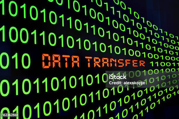 Data Transfer Stock Photo - Download Image Now - Binary Code, Close-up, Communication