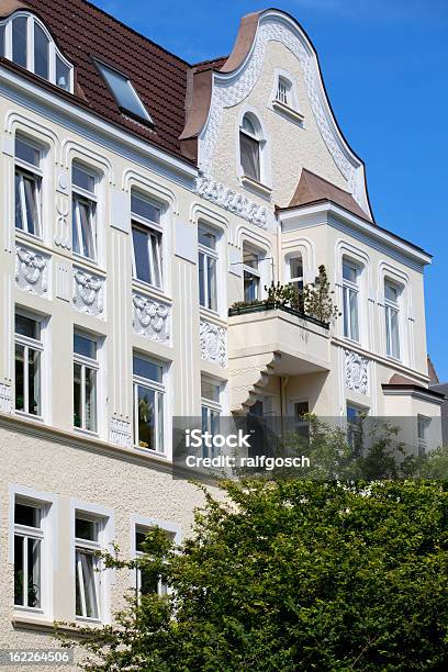 Fasada Budynku W Stylu Art Nouveau W Kiel Niemcy - zdjęcia stockowe i więcej obrazów Architektura - Architektura, Bez ludzi, Budynek z zewnątrz