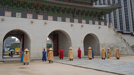 Gwanghwamun Gate of the Grand Royal Gyeongbokgung Palace, 161. Sajik-ro, Jongno-gu, Seoul, 03045, Republic of Korea