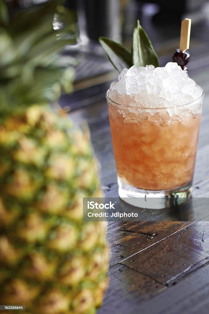 Ananas-Rum-Cocktail - Lizenzfrei Ananas Stock-Foto