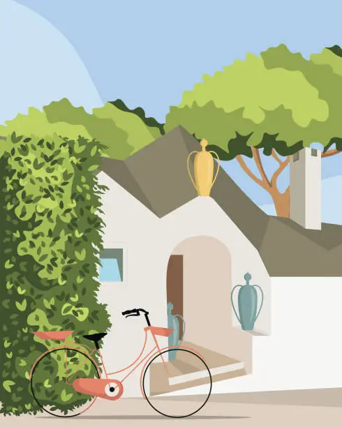 Vector illustration of Puglia Italia