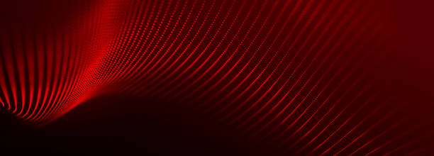 istock Digital technology background. Dynamic wave of glowing points. Futuristic background for presentation design. 3d Widescreen 1622665756