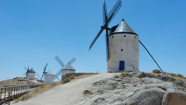 istock image of an antique windmill in toledo 1622694994