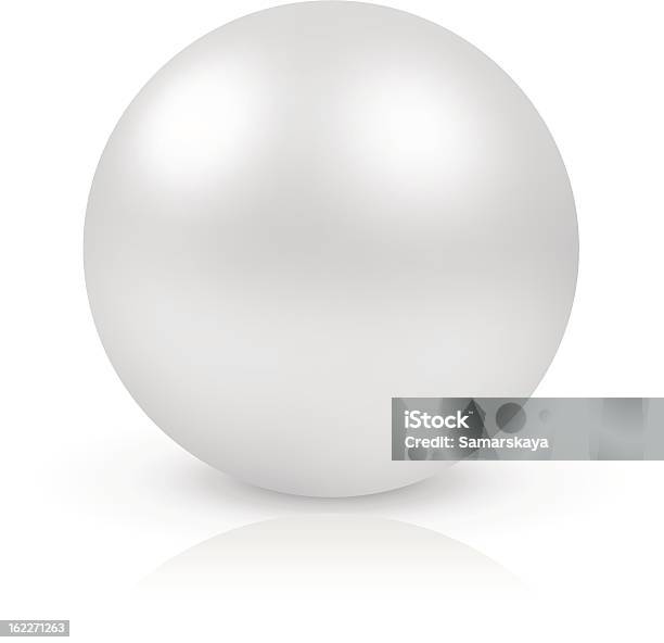 Pearl - Arte vetorial de stock e mais imagens de Esfera - Esfera, Pérola - Joias, Branco