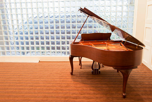 istock Grand piano in an empty room 162272945
