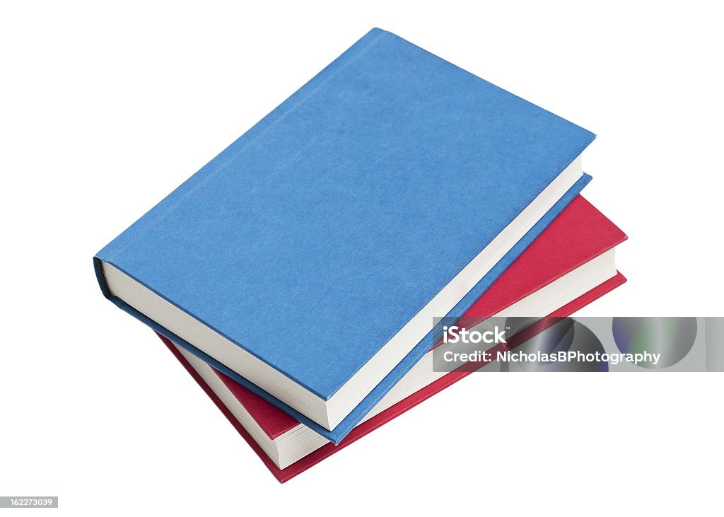 Rote und blaue Bücher - Lizenzfrei Abstrakt Stock-Foto