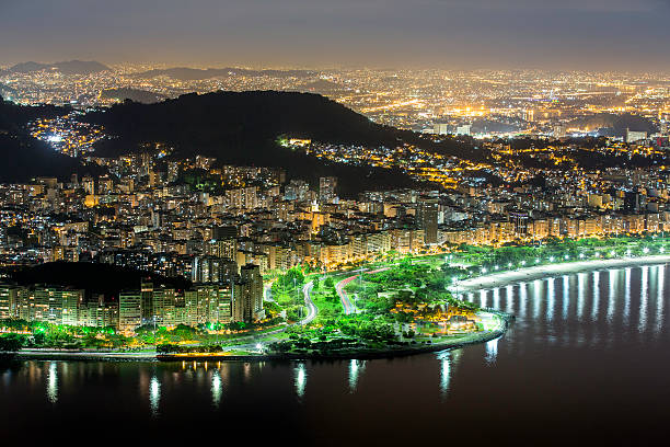 istock Center of Rio de Janeiro by night 162274505