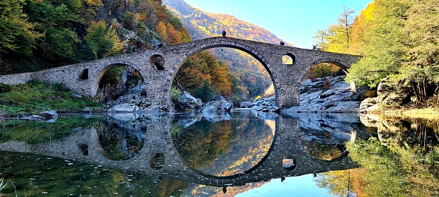 An old bridge located in Bulgaria