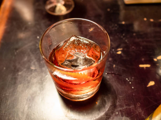 istock ice cube in cocktail with in glass on old table 1622825458