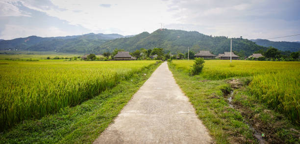 Mountain road in Northern Vietnam